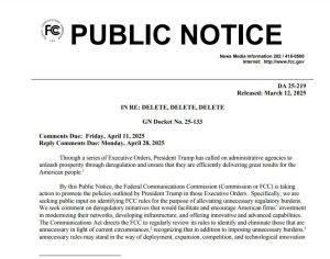 FCC wants your comments on removing regulations